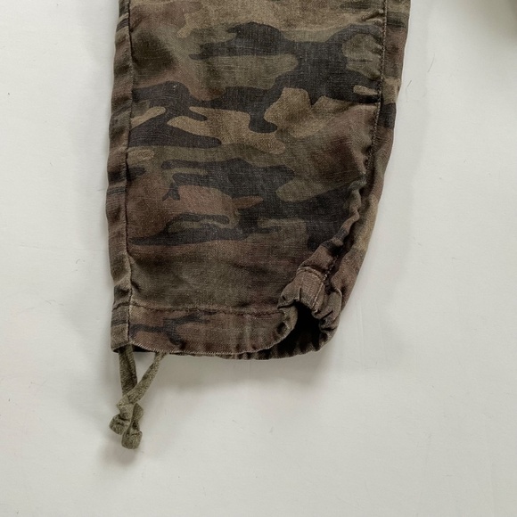 Sanctuary x Anthropologie Camo Cargo Joggers Sz S Utility Streetwear Travel Flaw - Picture 9 of 11
